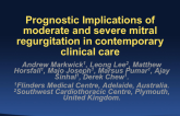 Prognostic Implications of Moderate and Severe Mitral Regurgitation in Contemporary Clinical Care