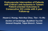 Endovascular Intervention in Patients with Critical Limb Ischemia in Taiwan: Patient Outcomes in 333 Consecutive Limb Procedures with a 6-year Follow-up