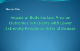 Impact of Body Surface Area on Outcomes in Patients With Lower Extremity Peripheral Arterial Disease