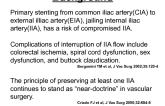 Clinical and angiographic outcome about External iliac artery(EIA)- internal iliac artery (IIA) bifurcation lesion which jailed IIA comparison between crossover stenting strateg...