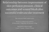 Relationship between improvement of skin perfusion pressure, clinical outcomes and wound blush after successful endovascular treatment
