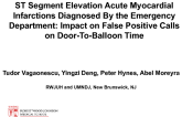 ST Segment Elevation Acute Myocardial Infarctions Diagnosed By the Emergency Department:  Impact on False Positive Calls on Door-To-Balloon Time
