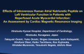 Effects Of Intravenous Human Atrial Natriuretic Peptide On Left Ventricular Function In Patients With Reperfused Acute Myocardial Infarction: An Assessment By Cardiac Magnetic...