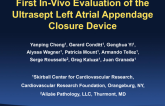 First In-Vivo Evaluation of the Ultrasept Left Atrial Appendage Closure Device