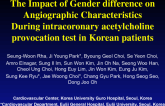 The Impact of Gender difference on Angiographic Characteristics During intracoronary acetylcholine provocation test in Korean patients