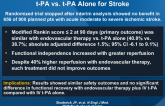 Endovascular Therapy After Intravenous t-PA vs. t-PA Alone for Stroke
