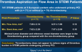 TROFI: Randomized Study to Assess the Effect of Thrombus Aspiration on Flow Area in STEMI Patients