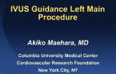 Case 2: IVUS Guidance of Left Main Intervention