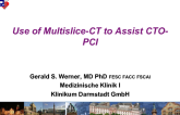 Use of Multislice CT to Assist CTO PCI