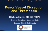Donor Vessel Dissection and Thrombosis