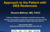Approach to the Patient with DES Restenosis