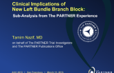 Clinical Implications of New Left Bundle Branch Block: Sub-Analysis from The PARTNER Experience