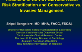Treatment of Non-ST-Elevation ACS: Risk Stratification and Conservative vs. Invasive Management
