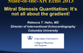 Mitral Stenosis Quantitation: It’s Not All About the Gradient
