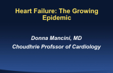 Heart Failure: The Growing Epidemic