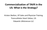 Commercialization of TAVR in the US: What is the Strategy?