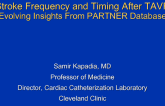 Stroke Frequency and Timing after TAVR: Evolving Insights from the PARTNER Database