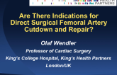 Are There Indications for Direct Surgical Femoral Artery Cutdown and Repair?