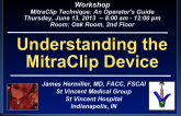 Understanding the MitraClip Device