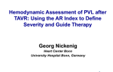 Hemodynamic Assessment of PVL after TAVR: Using the AR Index to Define Severity and Guide Therapy