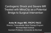 Cardiogenic Shock due to Severe Ischemic Mitral Regurgitation: MitraClip Therapy as a Bridge to Surgical Intervention
