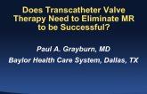 Does Transcatheter Valve Therapy Need to Eliminate MR to Be Successful?
