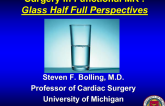 Surgery in Functional MR: Glass Half Full Perspectives