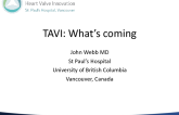 TAVI Future Adapations and Applications