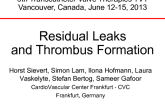 Residual Leaks and Thrombus Formation