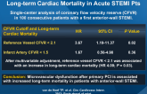 Impact of Coronary Microvascular Function on Long-term Cardiac Mortality in Acute STEMI Pts