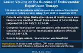 Impact of Diffusion-Weighted Imaging (DWI) Lesion Volume on the Success of Endovascular Reperfusion Therapy