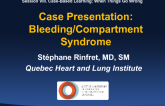 Case Presentation: Bleeding/Compartment Syndrome