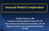 Unusual Radial Complication