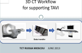 3D CT Workflow for Supporting TAVI