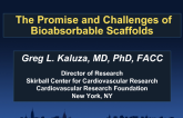 The Promise and Challenges of Bioabsorbable Scaffolds