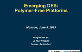 Emerging DES: Polymer-Free Platforms