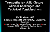 Transcatheter ASD Closure: Clinical Challenges and Technical Considerations