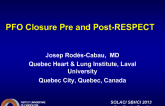 PFO Closure Pre and Post-RESPECT