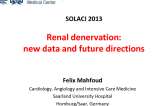 Renal Denervation: New Data and Future Directions