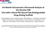 Six-Month Intravascular Ultrasound Analysis of the Desolve FIM Trial with a Novel Plla-Based Fully Biodegradable Drug-Eluting Scaffold
