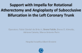 Support with Impella for Rotational Atherectomy and Angioplasty of Subocclusive Bifurcation in the Left Coronary Trunk