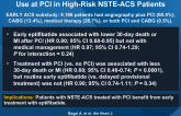 Routine Early Eptifibatide vs. Delayed Provisional Use at PCI in High-Risk NSTE-ACS Patients