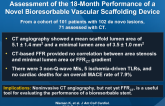 ABSORB: Multislice CTA for Noninvasive Assessment of the 18-Month Performance of a Novel Bioresorbable Vascular Scaffolding Device
