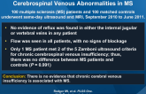 Evidence Against the Involvement of Chronic Cerebrospinal Venous Abnormalities in MS