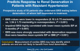 Impaired Cardiac Baroreflex Sensitivity (BRS) Predicts Response to Renal Denervation in Patients with Resistant Hypertension