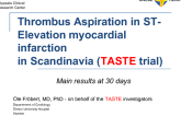 Thrombus Aspiration in ST- Elevation myocardial infarction in Scandinavia (TASTE trial)