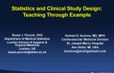 Statistics and Clinical Study Design: Teaching Through Example