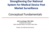 Strengthening Our National System for Medical Device Postmarket Surveillance
