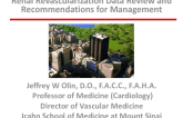 Renal Revascularization Data Review and Recommendations for Management
