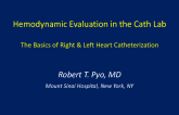 Right Heart Catheterization: Technique and Hemodynamics